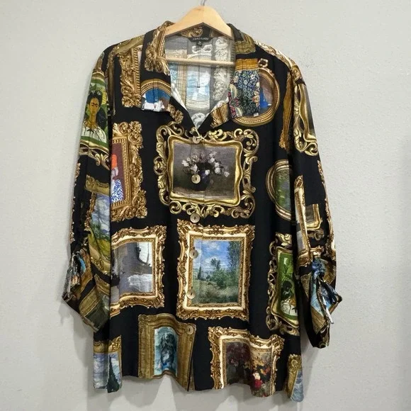 John Mark Button Up Top Art Print 3x New - Picture 3 of 15